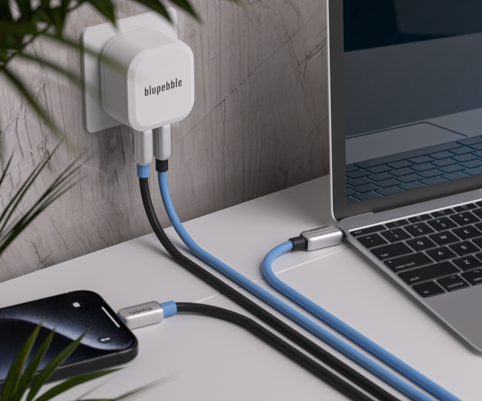 BluPebble PowerFlow: High-Speed USB-C to USB-C Cable (240W, 2-Meter) thumbnail 4