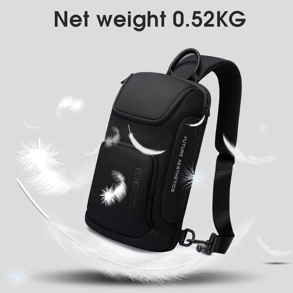 BANGE MESSENGER BAG GRAY BG-3097 thumbnail 4