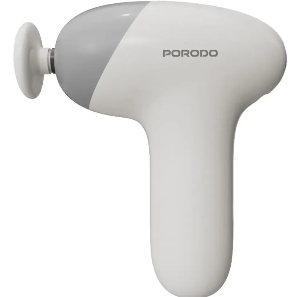 PORODO LIFESTYLE CORDLESS MINI MASSAGE GUN BEIGE PDLFSTH35BG