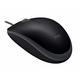 LOGITECH B110 SILENT WIRED USB MOUSE BLACK 910-005508 thumbnail 4