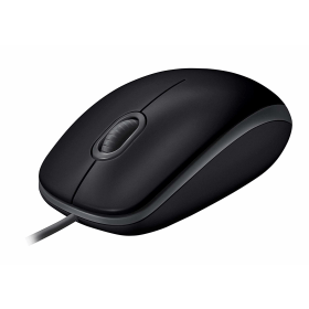 LOGITECH B110 SILENT WIRED USB MOUSE BLACK 910-005508 thumbnail 2