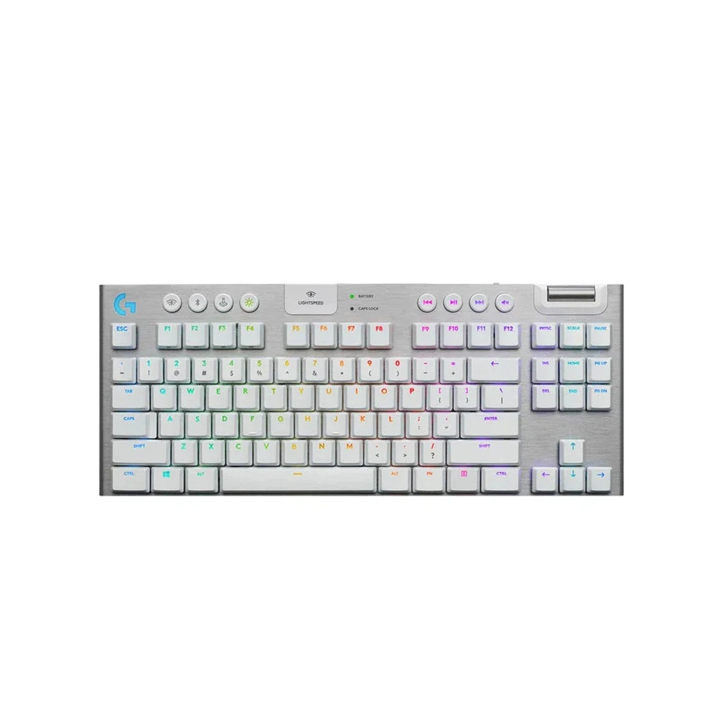 LOGITECH G915 TENKEYLESS LIGHTSPEED KEYBOARD - WHITE-920-009664