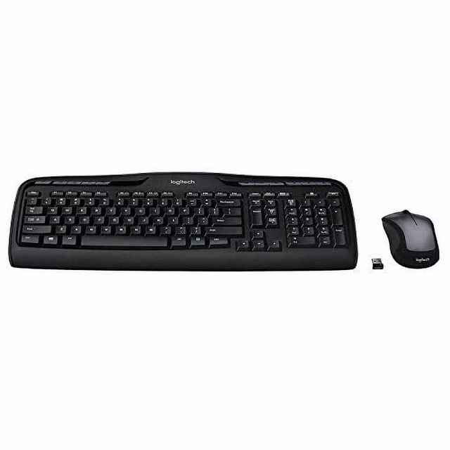 LOGITECH MK335 COMBO WIRELESS KEYBOARD AND MOUSE BLACK 920-008478