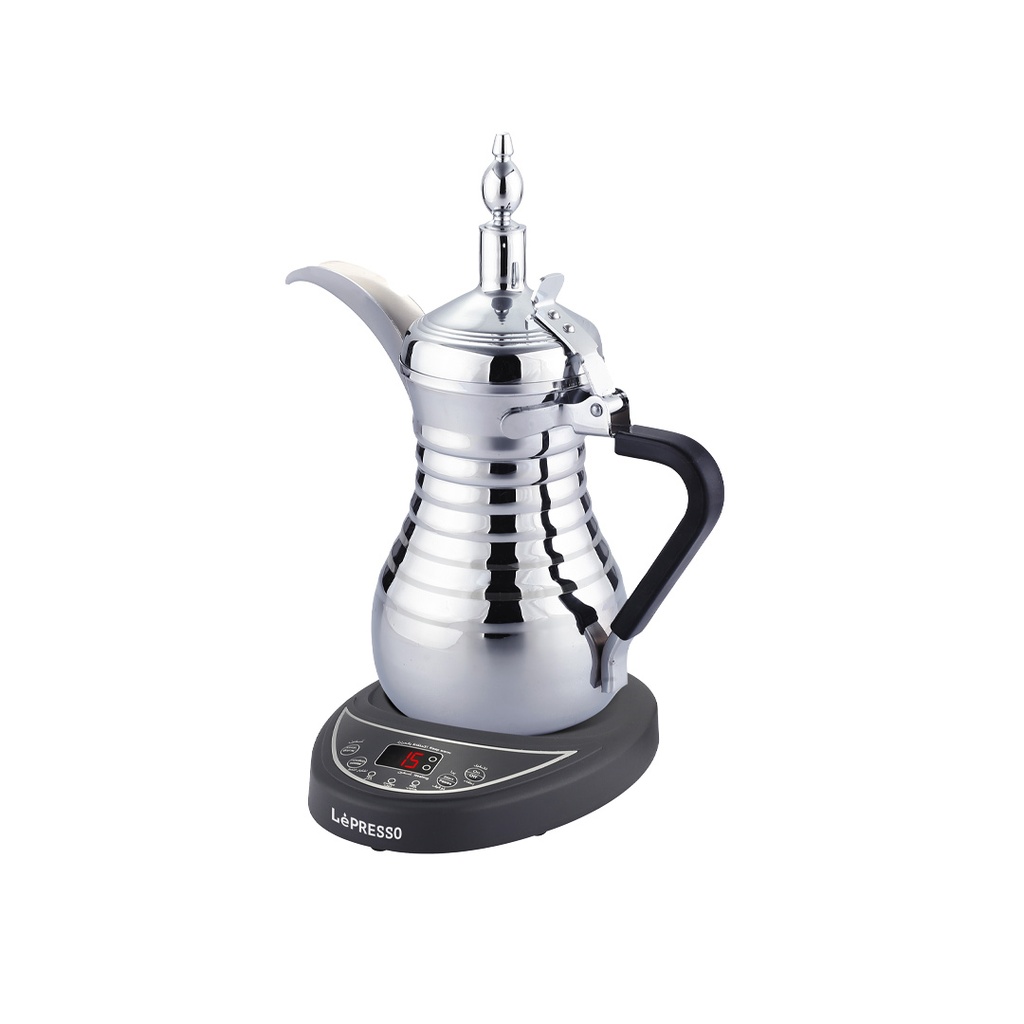 LEPRESSO ARABIC COFFEE AND TEA DALLAH 800W SILVER