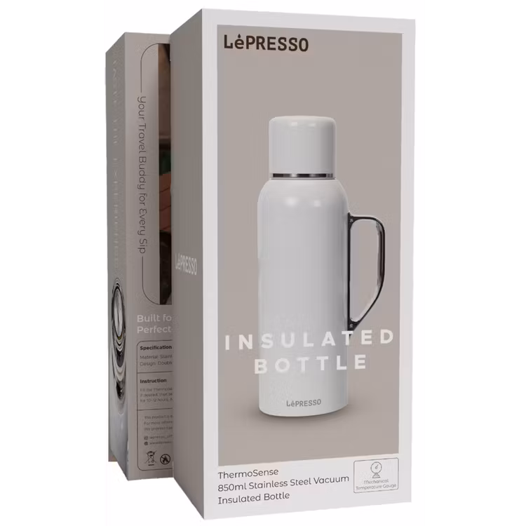 LEPRESSO INSULATED BOTTLE WHITE LPCFFBTG0050WH thumbnail 4