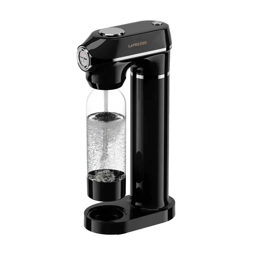 LEPRESSO CARBONATOR INSTANT SPARKLING WATER PRESSURE GAUGE BLACK LPCFFM0019