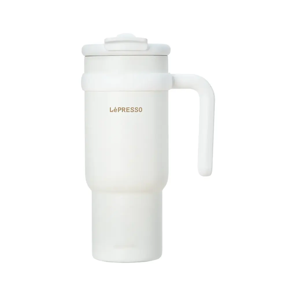 LEPRESSO THERMO FLASK INSULATED MUG WHITE LPCFFM0024WH