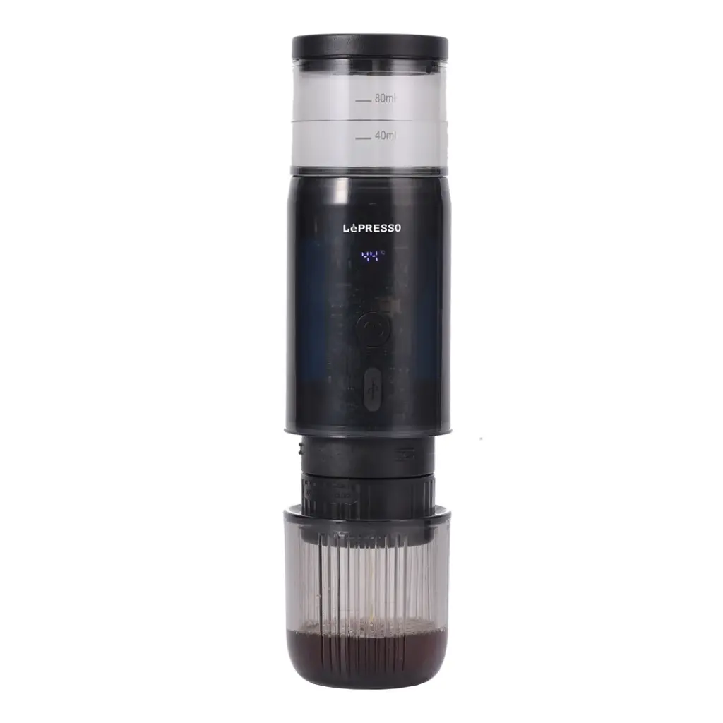 LEPRESSO PORTABLE ESPRESSO WITH DIGITAL DISPLAY BLACK LPCFFM0031