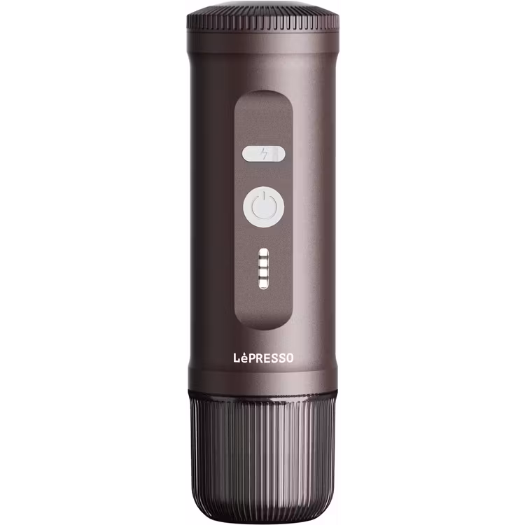 LEPRESSO 2 IN 1 PORTABLE ESPRESSO MAKER BROWN LPCFFPCM0095-BR thumbnail 2