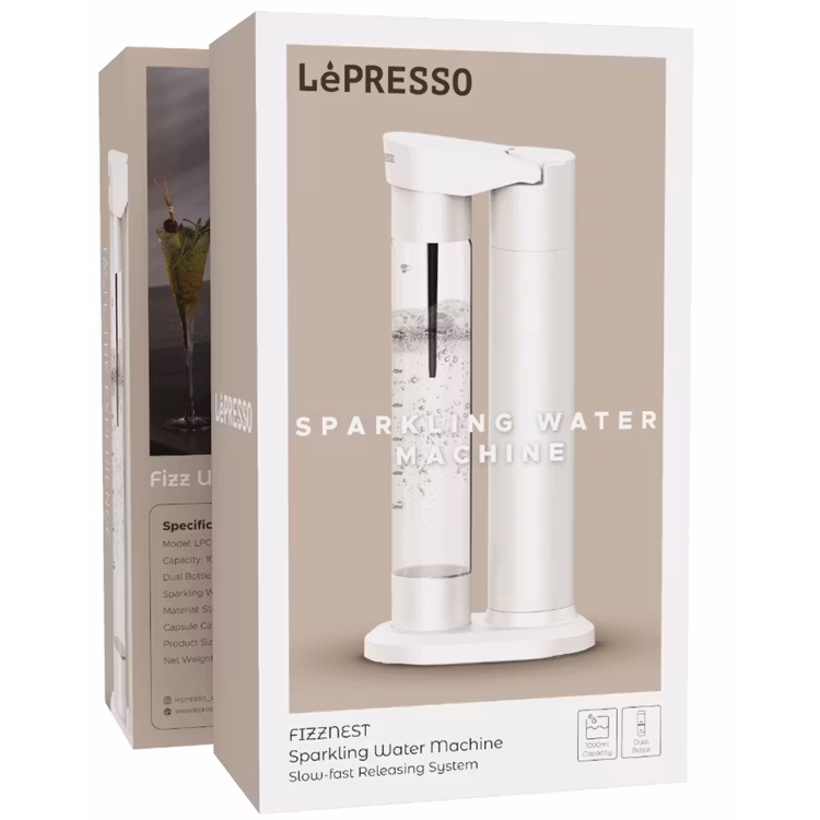 LEPRESSO FIZZNEST SPARKLING WATER MACHINE WHITE-LPCFFSSM0097WH thumbnail 3