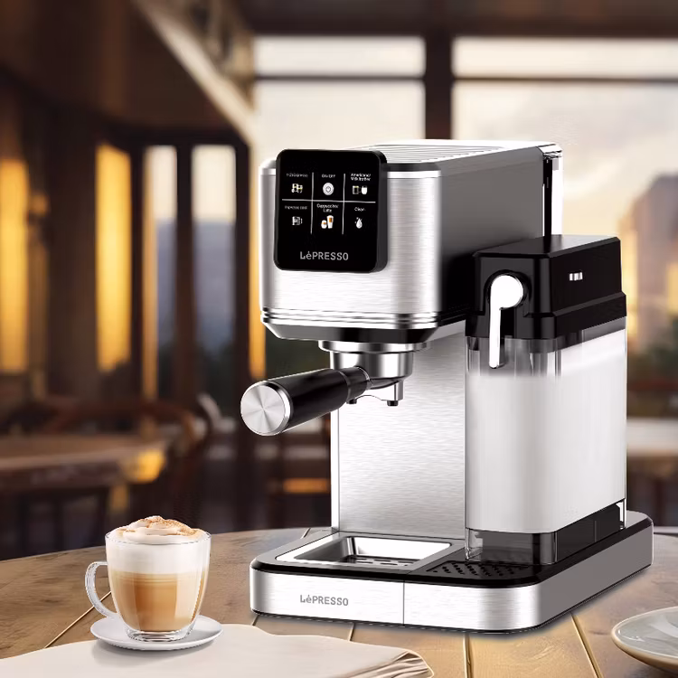 LEPRESSO LATTEO HOT COLD BREWING COFFEE MACHINE SILVER LPCFFTEM0071-SL thumbnail 4