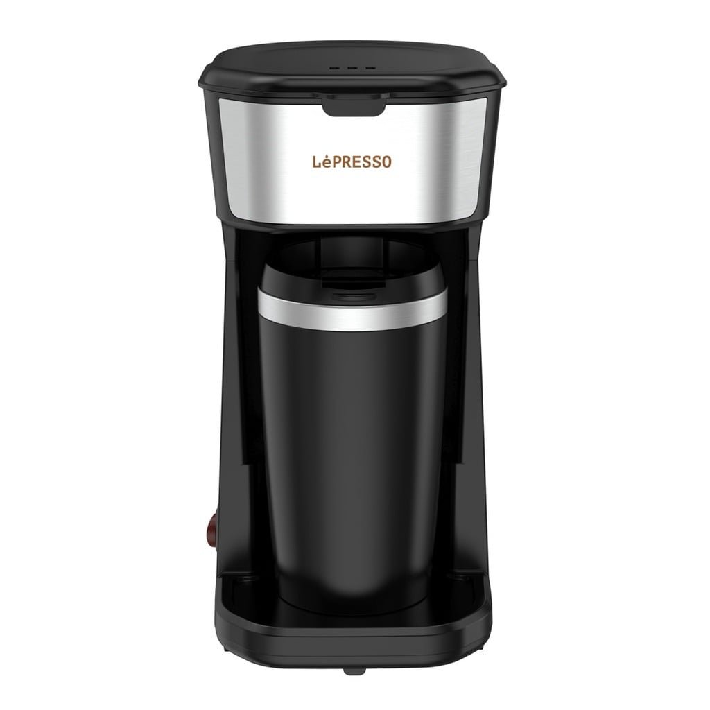 LEPRESSO INSTANT COFFEE BREWER WITH TRAVEL MUG 400ML BLACK LPCMTMBK thumbnail 2