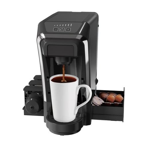 LEPRESSO MULTI CAPSULE TEA & COFFEE MACINE WITH ITALIAN PUMP/FLOW METER BLACK LPMFCMSBK thumbnail 2