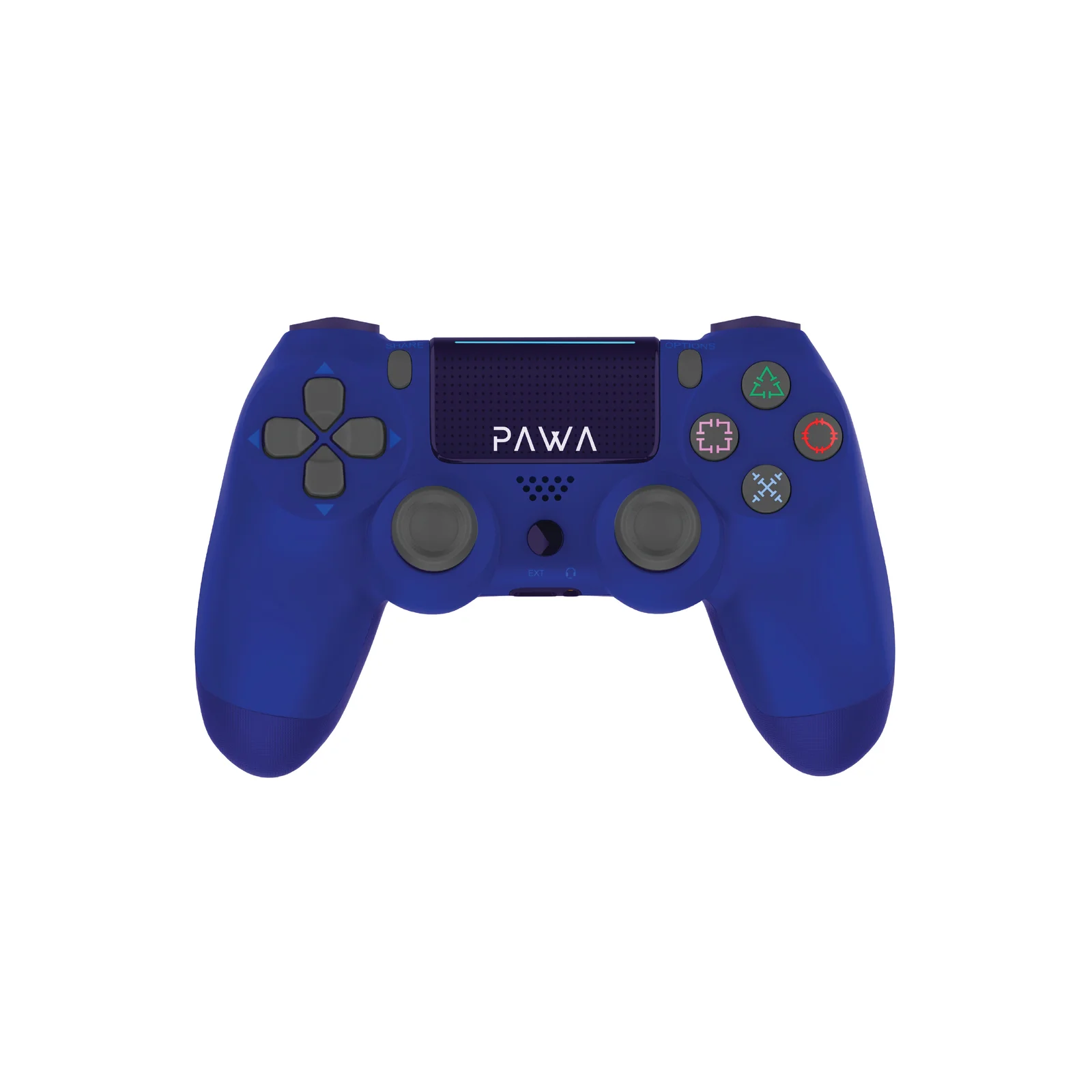 PAWA VANGUARD GAMING SERIES PS4 WIRELESS CONTROLLER BT+USB BLUE PW-VGSPC25-BL