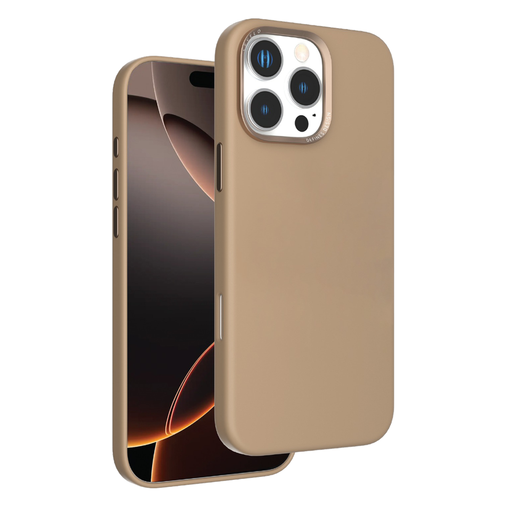 LEVELO IRIS MAGSAFE IPHONE 16 PRO MAX LIQUID SILICONE CASE ROSE GOLD LVL-IMSC-16PM-RSGD