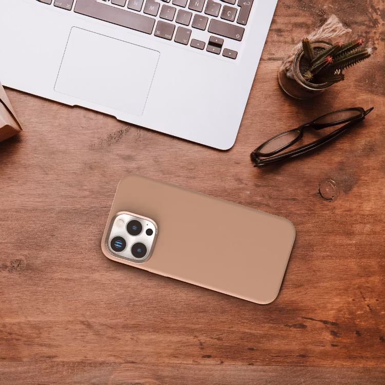 LEVELO IRIS MAGSAFE IPHONE 16 PRO LIQUID SILICONE CASE ROSE GOLD LVL-IMSC-16P-RSGD thumbnail 7