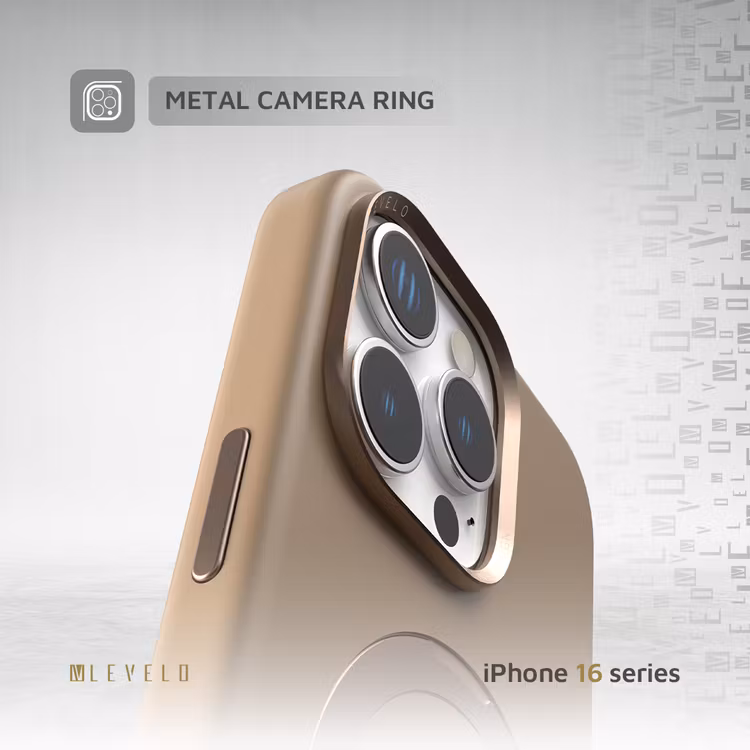 LEVELO IPHONE 16 PRO MAX IRIS PRO MAGSAFE LIQUID SILICONE CASE ROSE GOLD LVL-IPSC-16PM-RSGD thumbnail 4