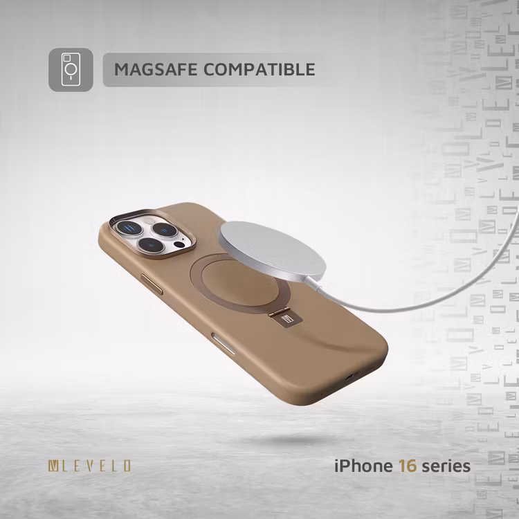 LEVELO IPHONE 16 PRO IRIS PRO MAGSAFE LIQUID SILICONE CASE ROSE GOLD LVL-IPSC-16P-RSGD thumbnail 5