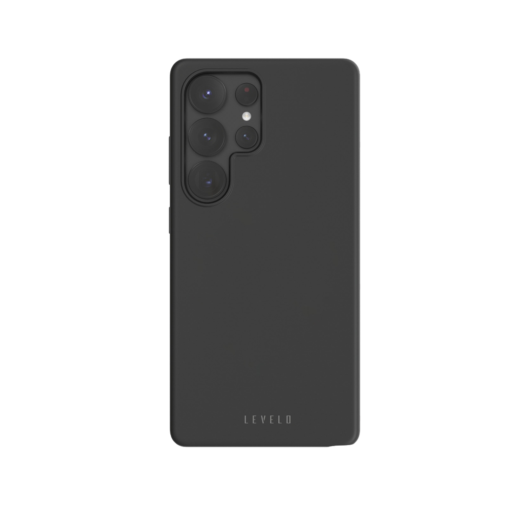 LEVELO IRIS SAMSUNG S25 ULTRA LIQUID SILICONE CASE BLACK LVL-IRIS-25U-BK