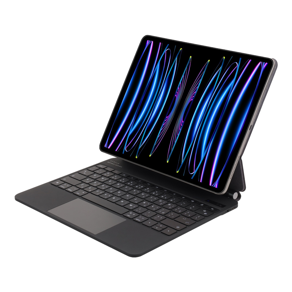 LEVELO AEROBOARD SCISSOR SWITCH IPAD PRO/AIR 11 INCH WIRELESS KEYBOARD BLACK LVLABK11BK