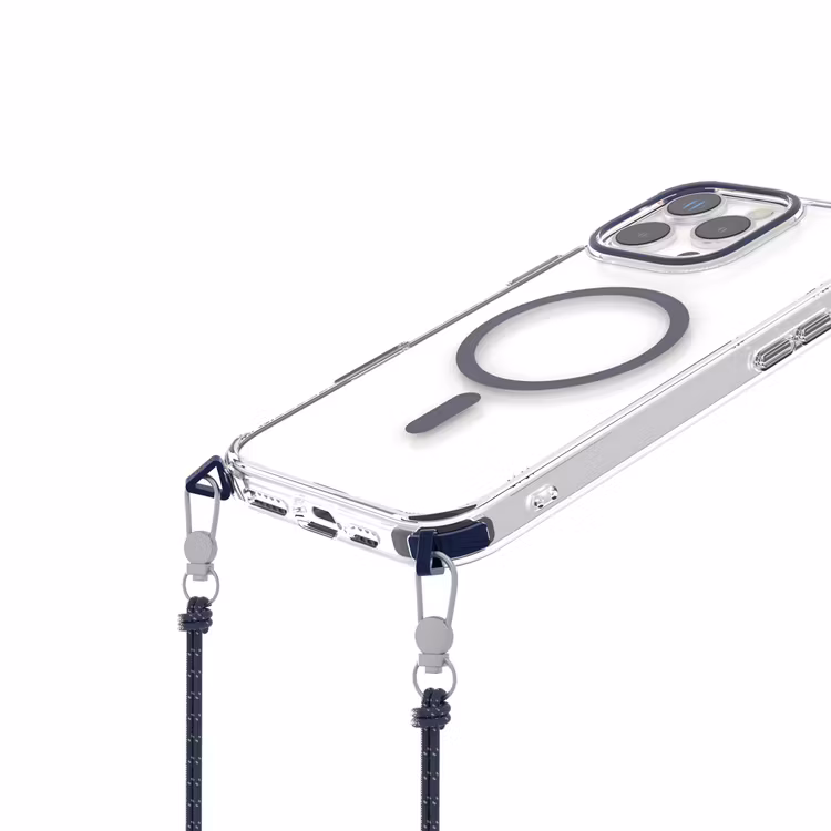 LEVELO CELESTE MAGSAFE CASE WITH CROSSBODY STRAP IPHONE 16 PRO DEEP BLUE LVLCMCCS16PBL thumbnail 12