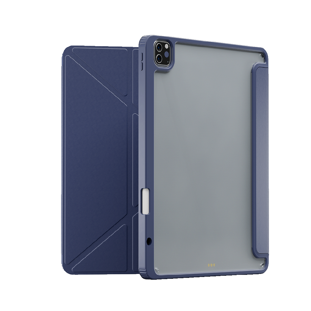 LEVELO CONVER IPAD PRO 12.9 INCH HYBRID LEATHER MAGNETIC CASE BLUE