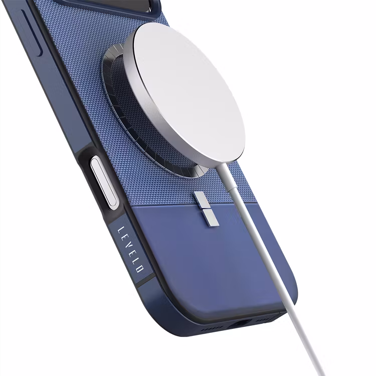 LEVELO IPHONE 17 PRO MAX LEVELO CUIR CASE MIDNIGHT BLUE LVLCUIR17PMMNBL thumbnail 2