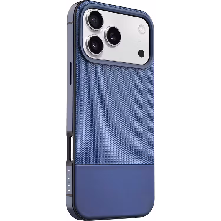 LEVELO IPHONE 17 PRO LEVELO CUIR CASE MIDNIGHT BLUE LVLCUIR17PMNBL thumbnail 3