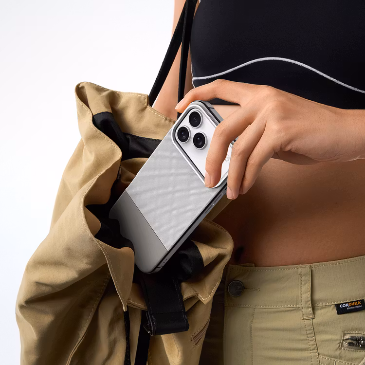 LEVELO IPHONE 17 PRO MAX LEVELO CUIR CASE SILVER STONE LVLCUIR17PMSLST thumbnail 8