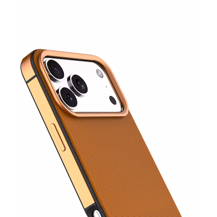 LEVELO IPHONE 17 PRO MAX LEVELO CUIR CASE SUNRISE ORANGE LVLCUIR17PMSORG thumbnail 3