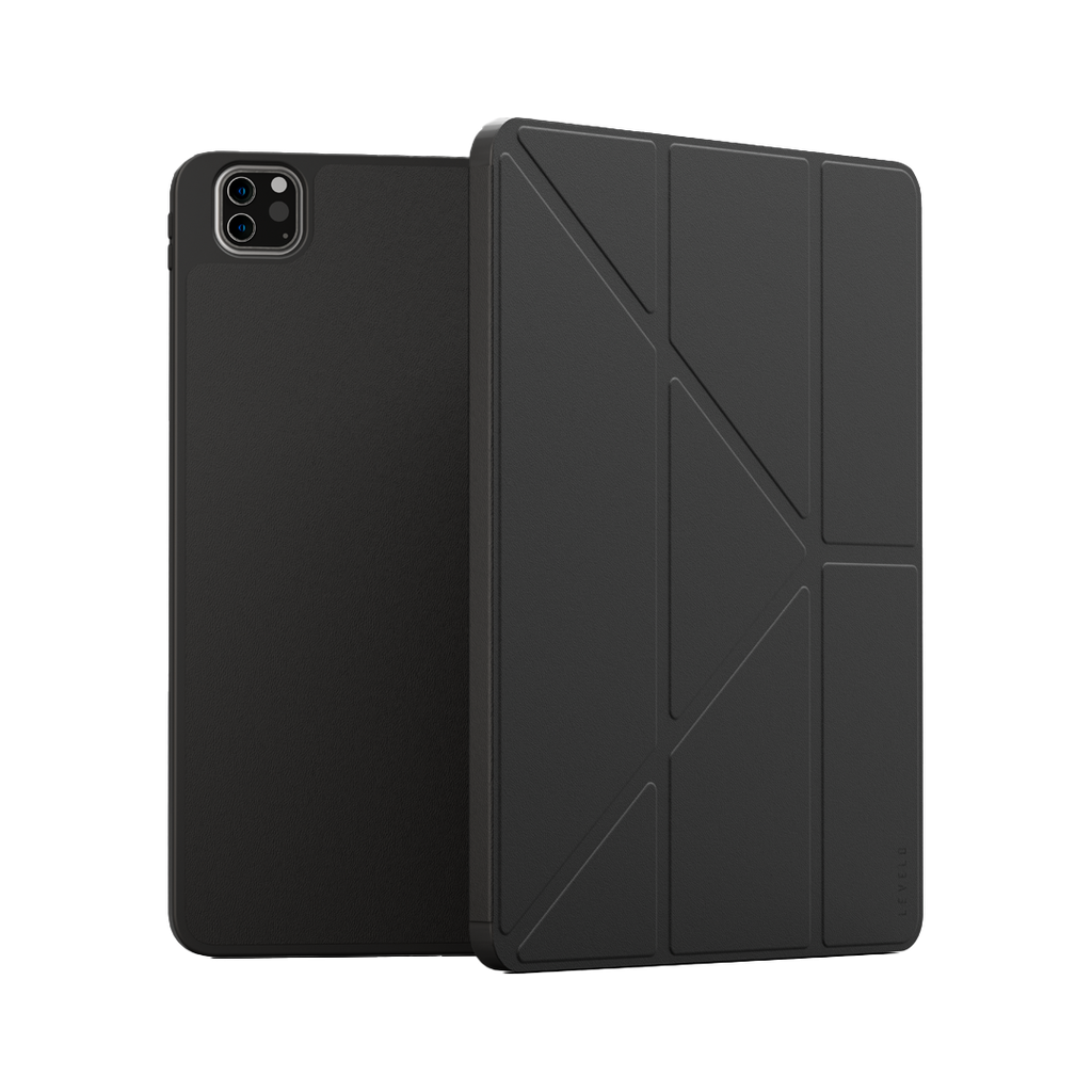 LEVELO ELEGANTE IPAD PRO 11  SCRATCH RESISTANT COATING CASE BLACK LVLELGP1124BK thumbnail 2