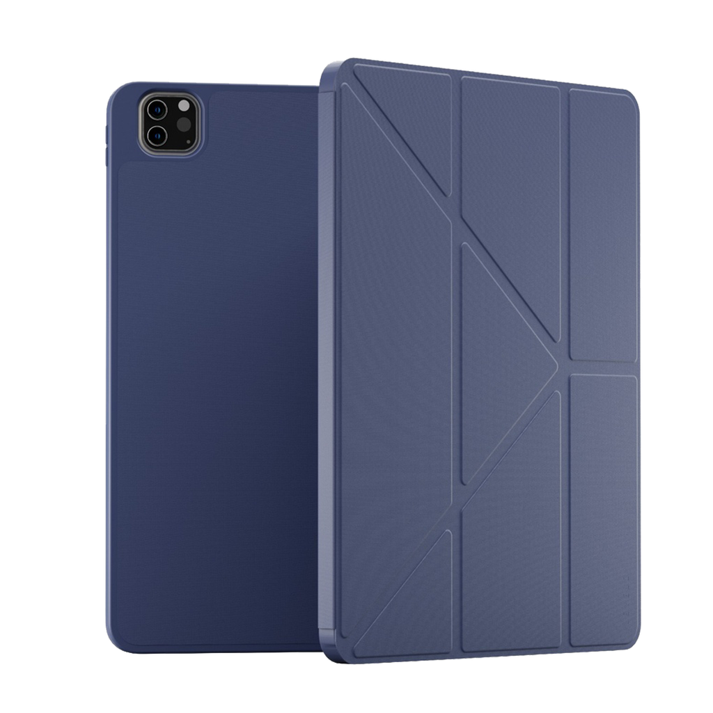 LEVELO ELEGANTE IPAD AIR 10.2 HYBRID LEATHER MAGNETIC CASE BLUE LVLELGP12BU