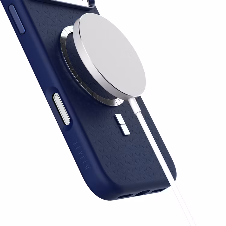 LEVELO FIORA IPHONE 17 PRO MAX MAGSAFE LIQUID SILICONE CASE BLUE LVLFIOM17PMDBL thumbnail 2