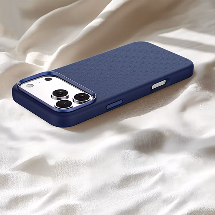 LEVELO FIORA IPHONE 17 PRO MAX MAGSAFE LIQUID SILICONE CASE BLUE LVLFIOM17PMDBL thumbnail 5