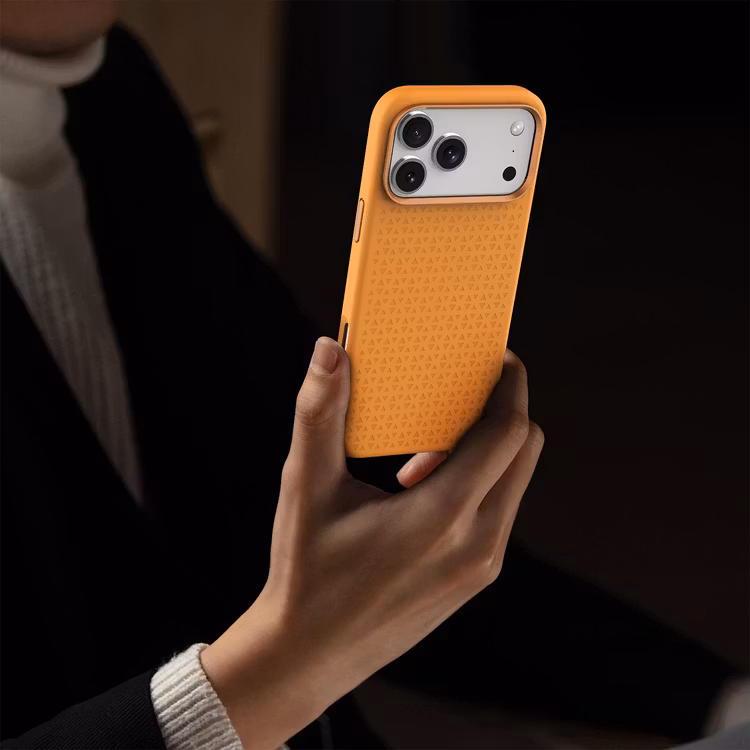 LEVELO FIORA IPHONE 17 PRO MAX MAGSAFE LIQUID SILICONE CASE ORANGE LVLFIOM17PMORG thumbnail 4