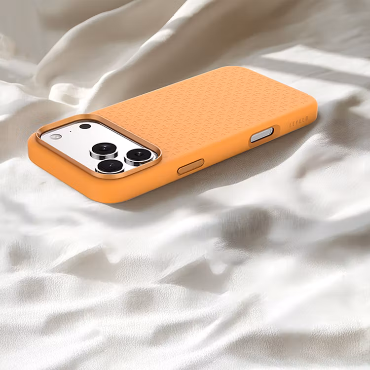 LEVELO FIORA IPHONE 17 PRO MAX MAGSAFE LIQUID SILICONE CASE ORANGE LVLFIOM17PMORG thumbnail 5