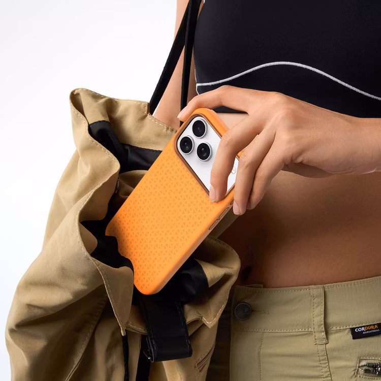 LEVELO FIORA IPHONE 17 PRO MAX MAGSAFE LIQUID SILICONE CASE ORANGE LVLFIOM17PMORG thumbnail 6