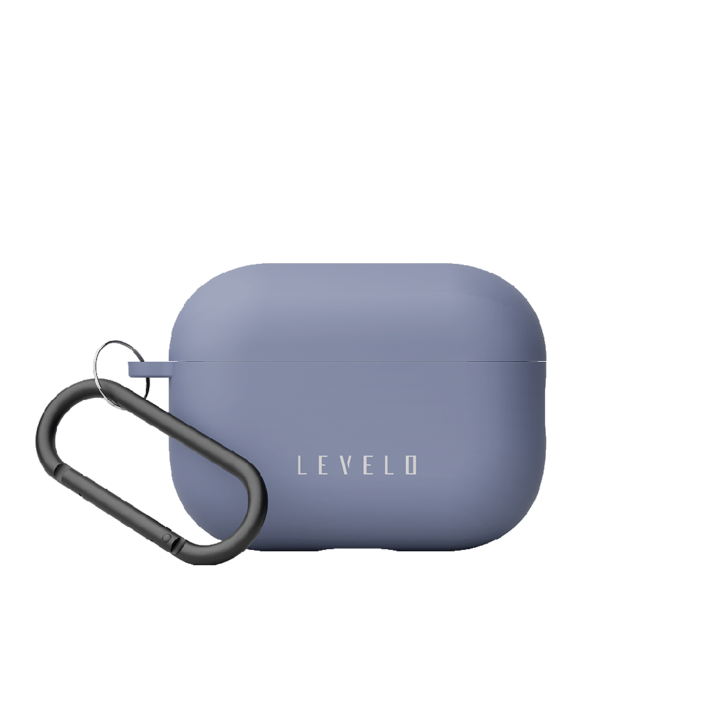 LEVELO GORRA AIRPODS PRO HYBRID SILICONE CASE BLUE LVLGORRAPBL