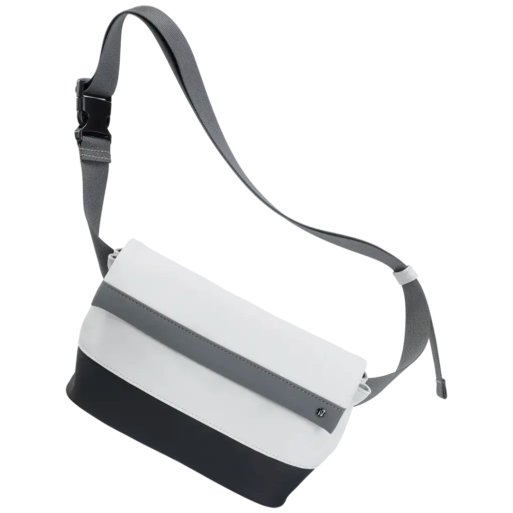 LEVELO IBIZA CROSSBODY WAIST BAG SLATE GREY LVLIBZWBGY