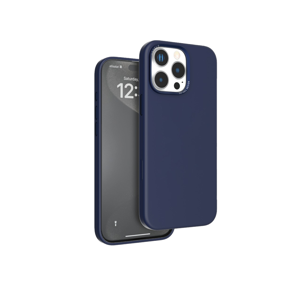LEVELO IRIS MAGSAFE IPHONE 16 PRO MAX LIQUID SILICONE CASE BLUE LVLIMSC16PMBL