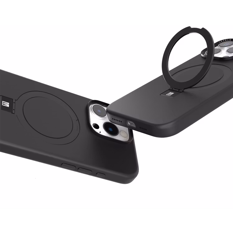 LEVELO IPHONE 16 PRO IRIS PRO MAGSAFE LIQUID SILICONE CASE BLACK LVLIPSC16PBK thumbnail 7