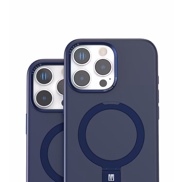 LEVELO IPHONE 16 PRO IRIS PRO MAGSAFE LIQUID SILICONE CASE BLUE LVLIPSC16PBL thumbnail 8