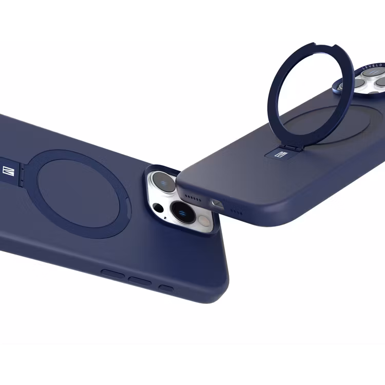 LEVELO IPHONE 16 PRO IRIS PRO MAGSAFE LIQUID SILICONE CASE BLUE LVLIPSC16PBL thumbnail 9