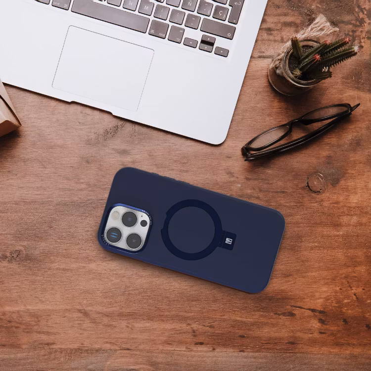 LEVELO IPHONE 16 PRO IRIS PRO MAGSAFE LIQUID SILICONE CASE BLUE LVLIPSC16PBL thumbnail 15