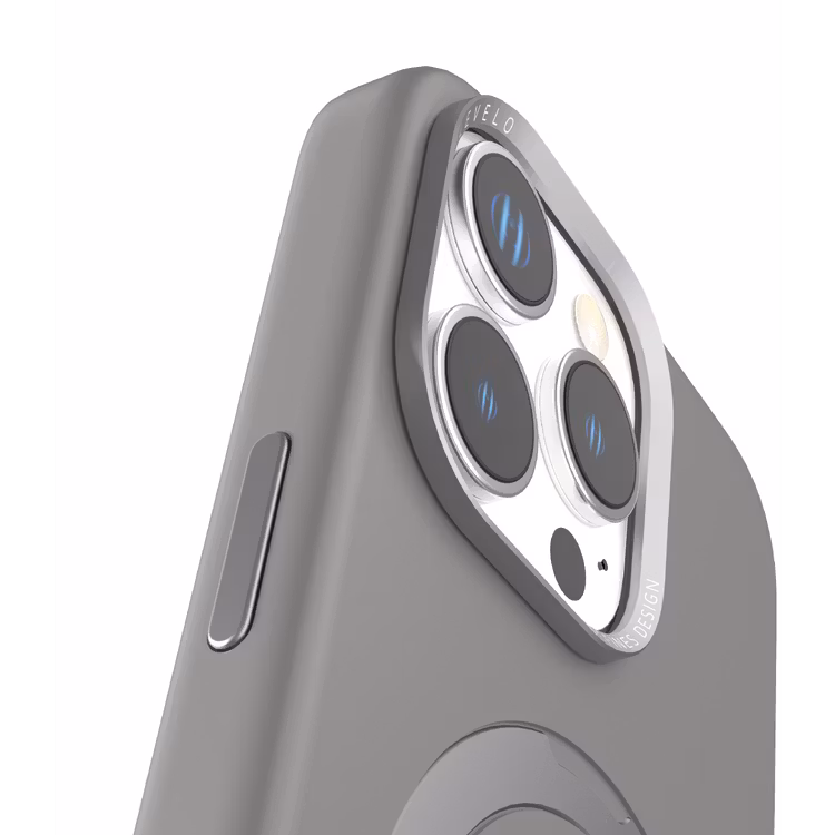 LEVELO IPHONE 16 PRO MAX IRIS PRO MAGSAFE LIQUID SILICONE CASE GRAY LVLIPSC16PMGY thumbnail 8