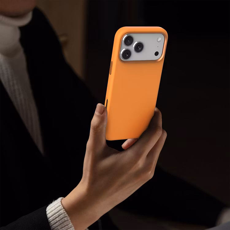 LEVELO IRIS IPHONE 17 PRO MAGSAFE LIQUID SILICONE CASE ORANGE LVLIRISM17ORG thumbnail 4