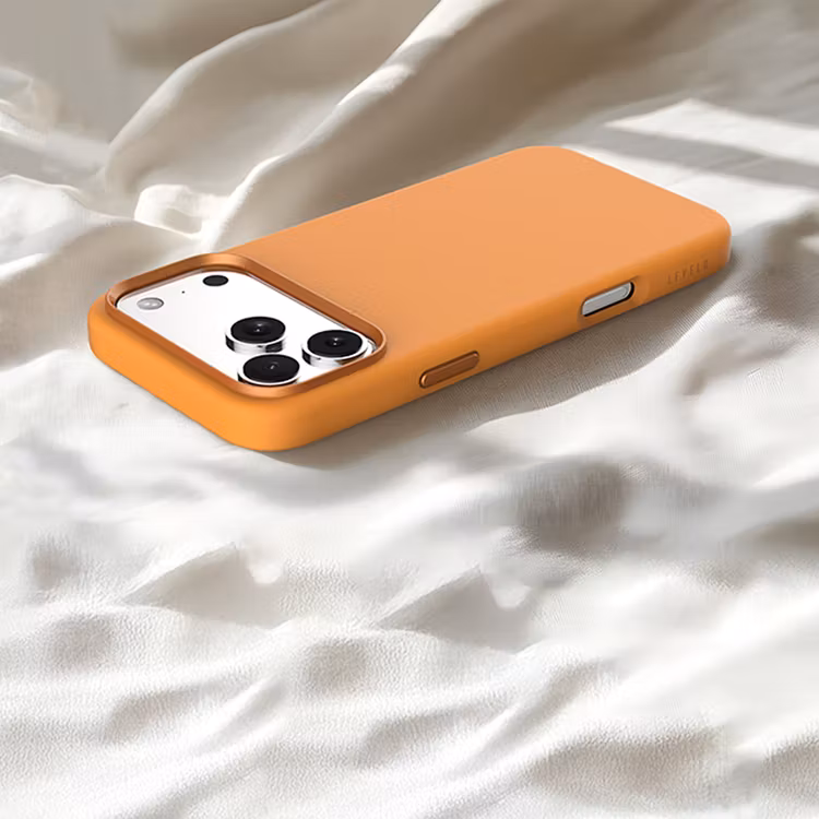LEVELO IRIS IPHONE 17 PRO MAGSAFE LIQUID SILICONE CASE ORANGE LVLIRISM17ORG thumbnail 5