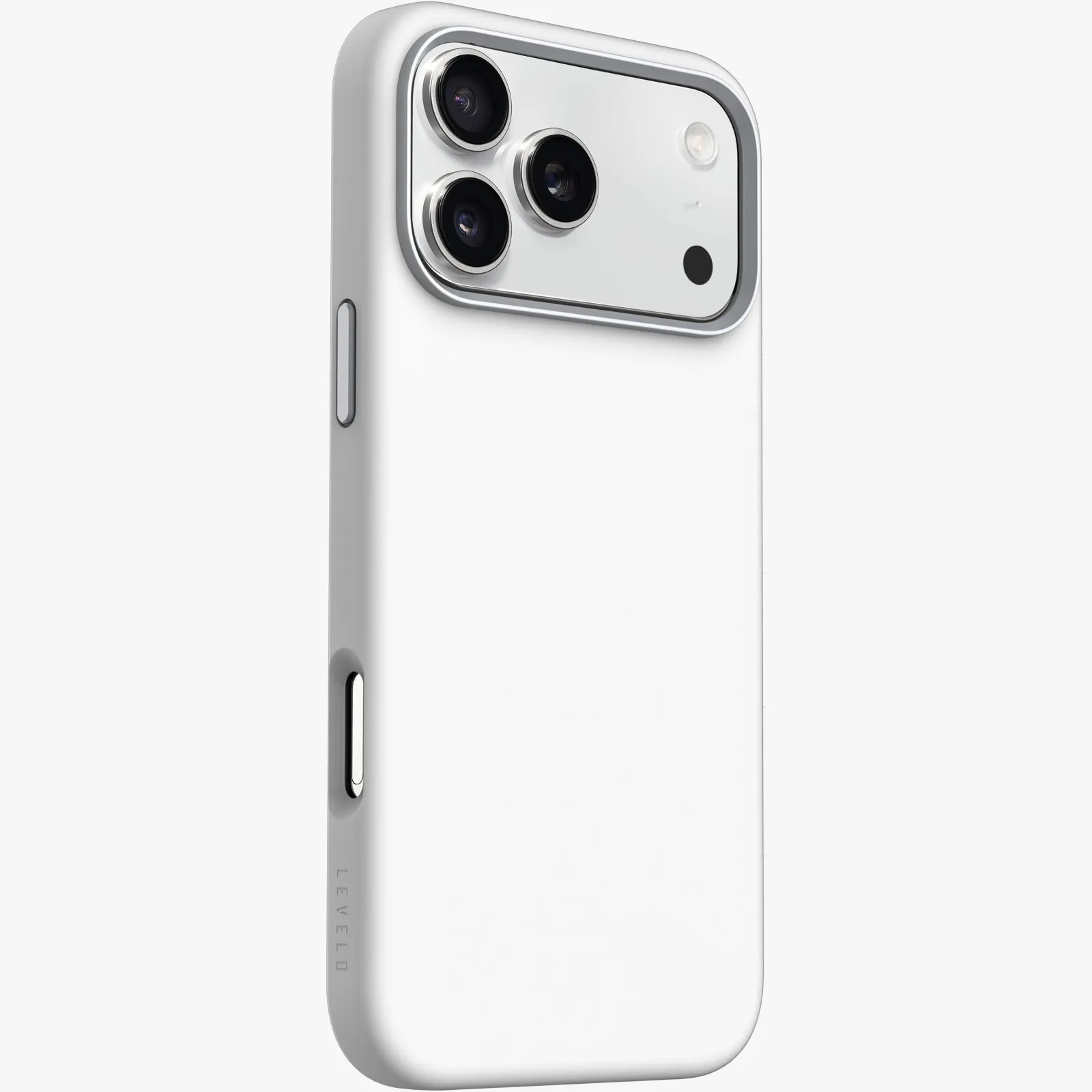 LEVELO IRIS IPHONE 17 PRO MAGSAFE LIQUID SILICONE CASE SILVER LVLIRISM17PSL