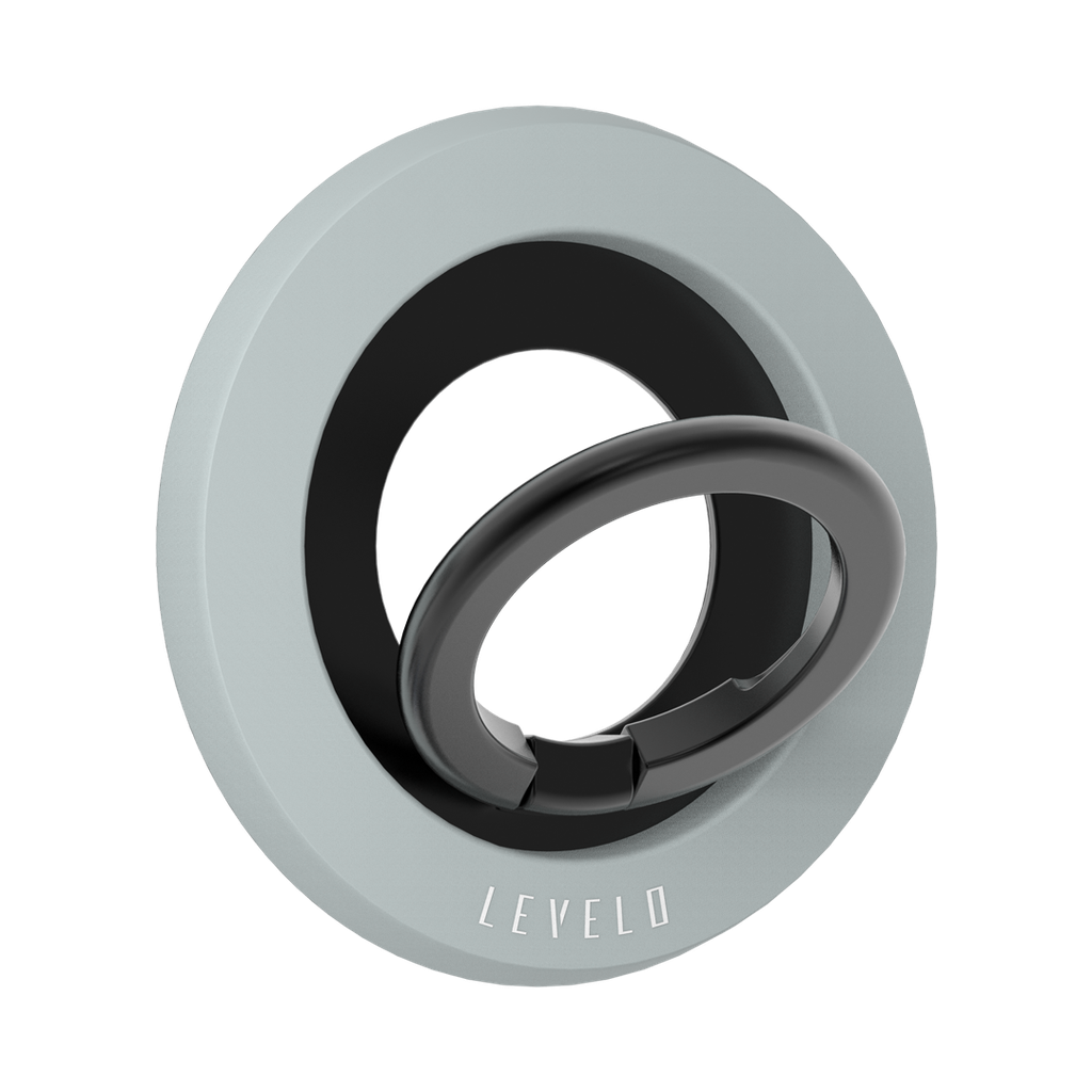 LEVELO LUCERO 2 IN 1 PHONE RING HOLDER GREY LVLLMGHGY