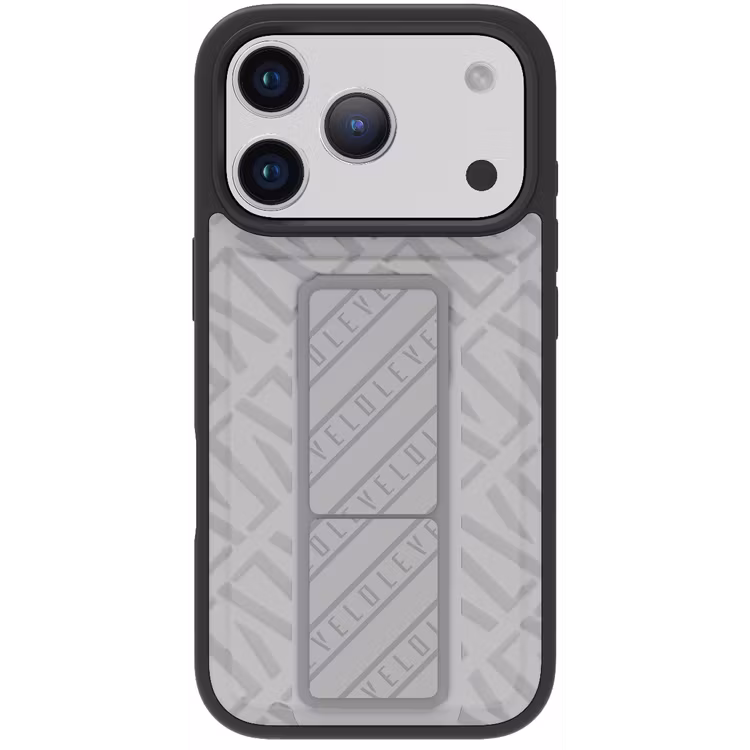 LEVELO MORPHIX CUERO IPHONE 17 PRO MAX GRIPSTAND CASE CLOUD GREY LVLMRPCGIP17PMCGY thumbnail 3